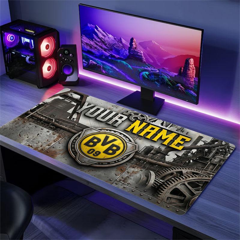 Custom Name,BVB 09 Mouse Pad, Large Gaming Desk Mat, Non-slip XXL Mousepad for Laptop & Tablet, Mini PC Playmat with Stitched Edges