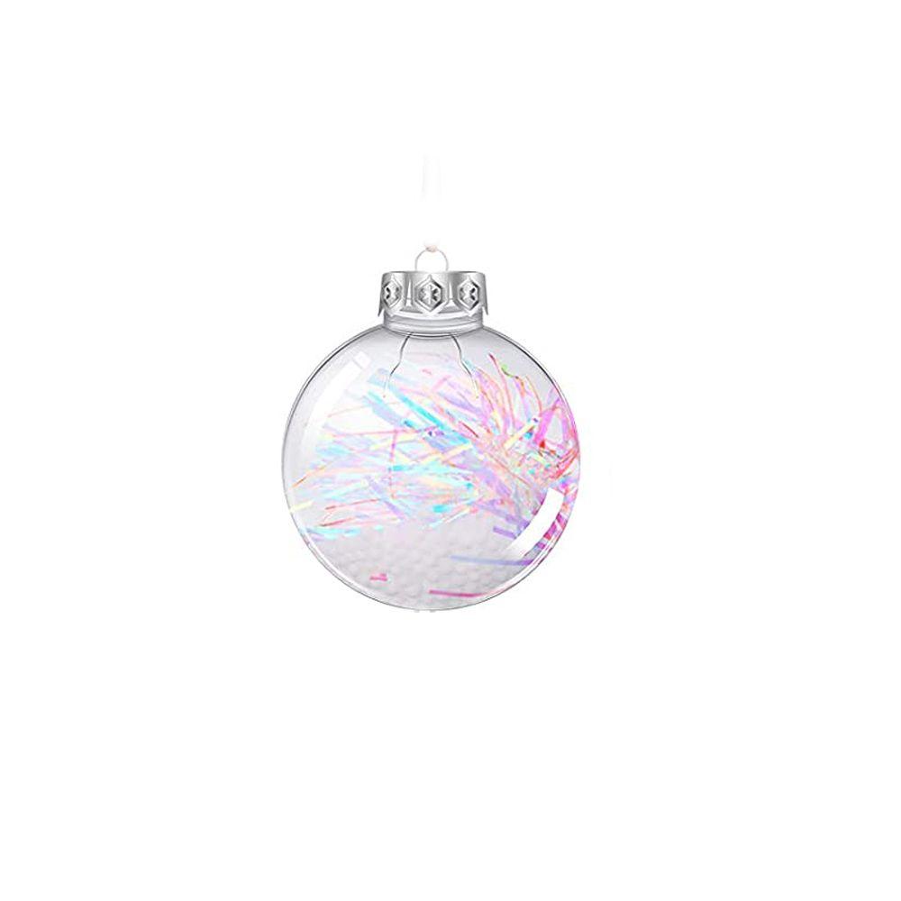 

Подарок Сделай сам Подвесной шар Рождественские украшения для елки Домашнее украшение Декоративные шары Рождественский кулон 6 cm-1