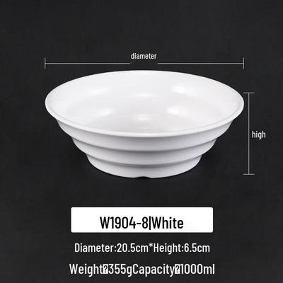 A5 High-Temp Melamine Deep Noodle Bowl
