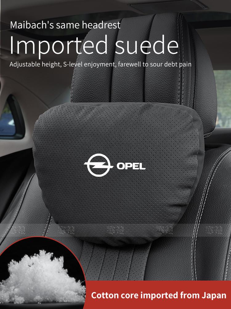 Car Headrest Neck Support Seat Lumbar Cushion Soft Neck Pillow Opel OPCline ASTRA CORSA INSIGNIA MOKKA VECTRA ZAFIRA GTC Tigra YU1