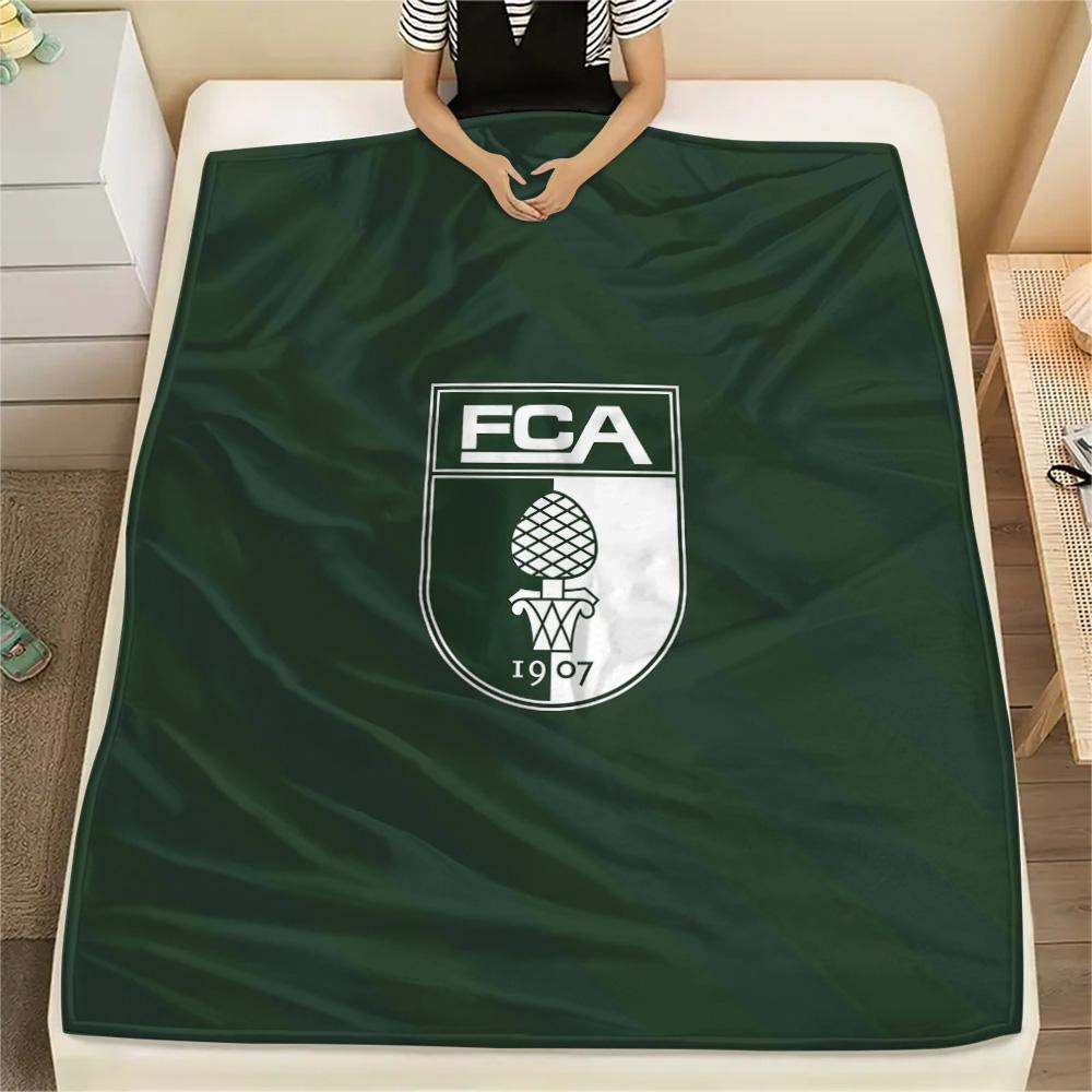 FC Augsburg Flannel Blanket, High quality Comfortable for All Seasons, Home Decor, Warmth and Comfort