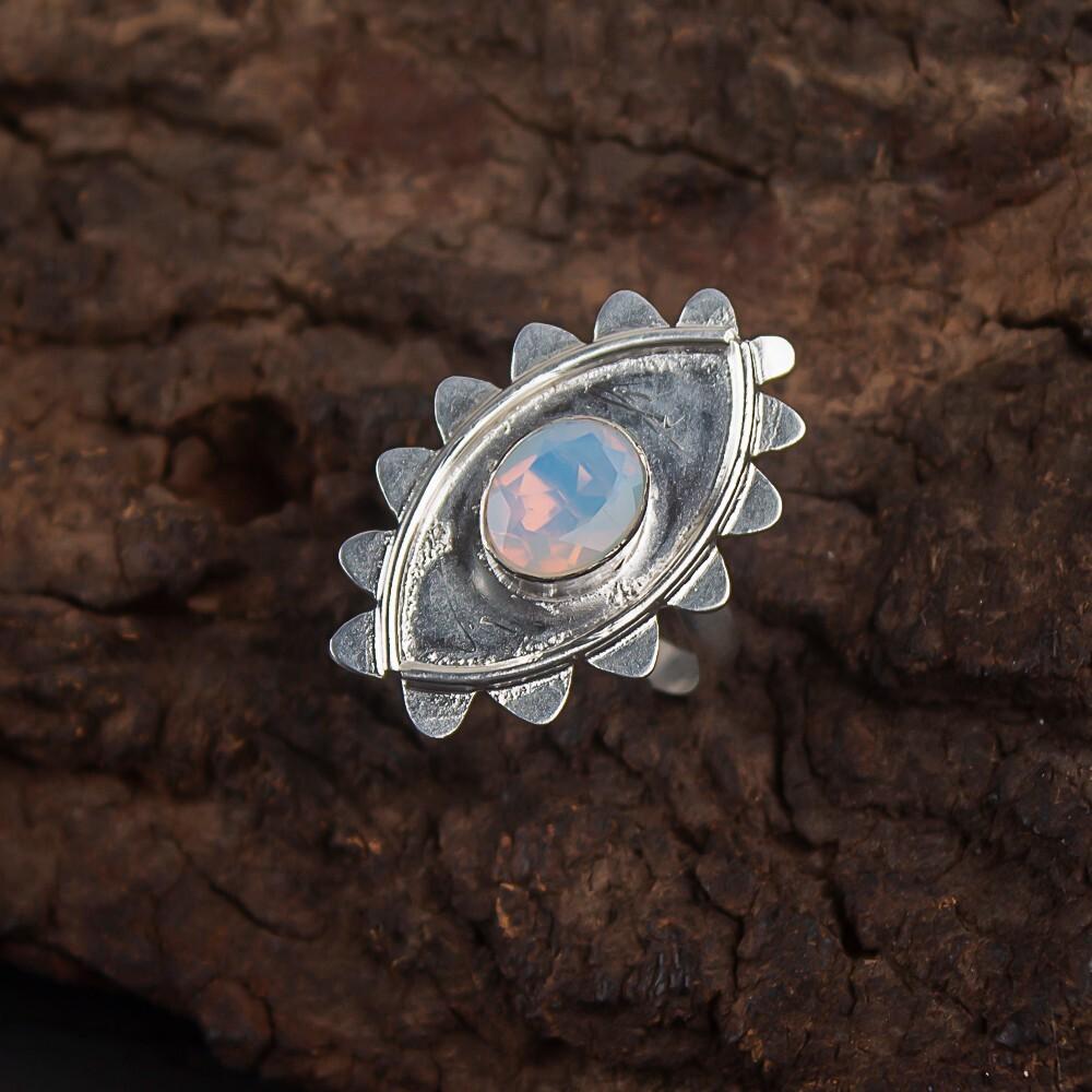 

Редкий молочный опал драгоценный камень 925 стерлинговое серебро ювелирные изделия кольцо ручной работы подарок для нее RR-6-17 13