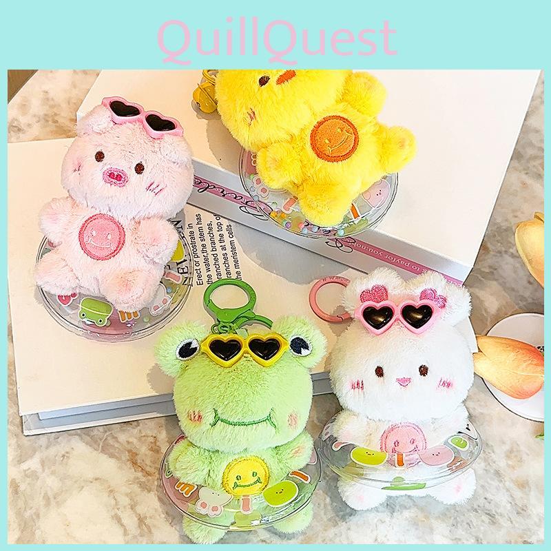 Cuddly Animal Floatie Keychain With Plush Characters For Kids And Teens