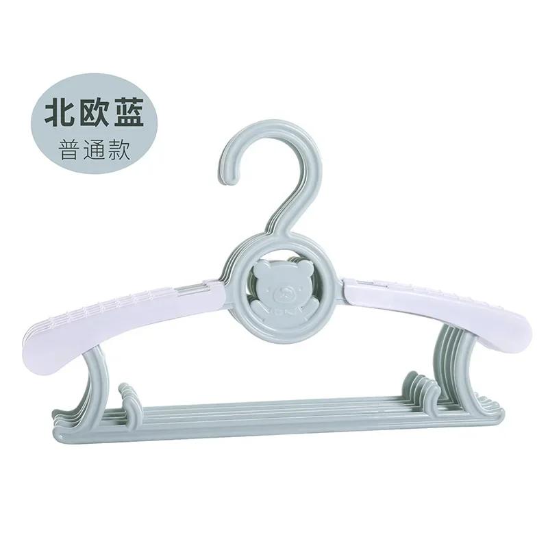 5pcs Baby Clothes Hanger Flexible Racks Plastic Clothing Display Kids Hangers Unmarked Children Coats Hanger Organizer