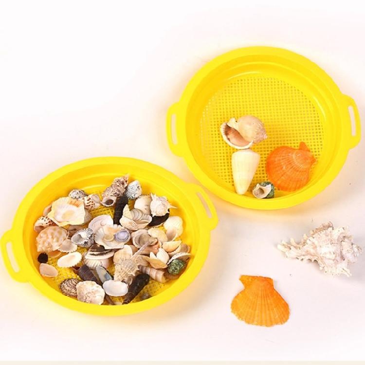 Pack Of 4 Plastic Sand Sieves For Children Outdoor Beach Fun Treasure Hunting Game And Gardening Play