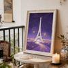 DIY Diamond Art Pearl Painting Kit for Adults, Romantic Tower Shaped Pearl Art Painting Wall for Home Office Decor Handmade Gift