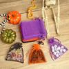 Halloween Pumpkin Candy Gift Bags – Transparent Gauze for Chocolate and Treats