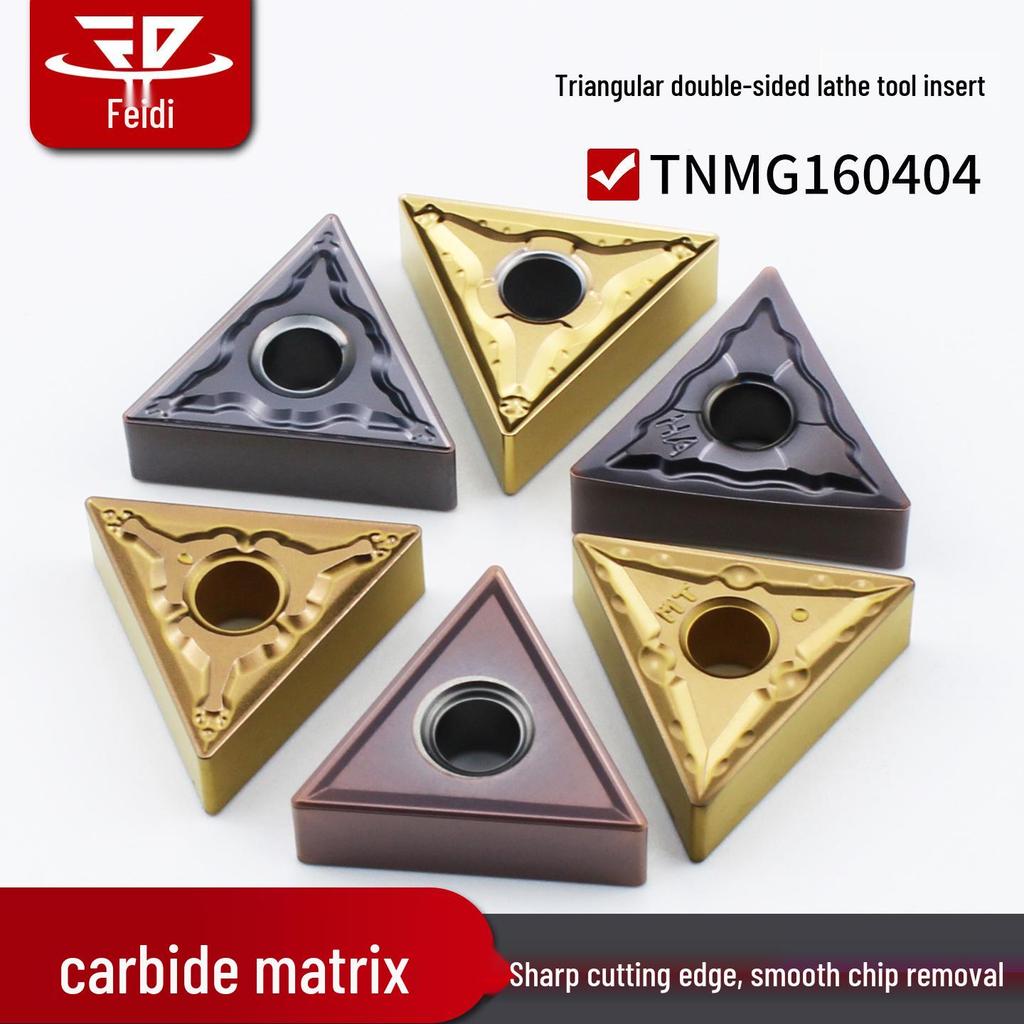 Dreieckiger Hartmetall-CNC-Drehmeißel für Edelstahl - TNMG1604/08/12