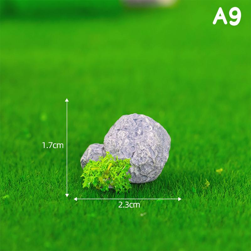 Mini Landscaping House Small Statue Figurine Crafts Figure Ornament Miniatures Home Decoration