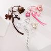 Bag Charm Boho PU Leather Maillard Braid Rope Pendant Woven Rope Mini Bag Bow Bag Charm Acrylic Cute Gift