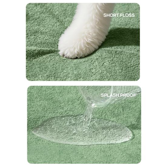 Large Dog Bed Anti-Slip Orthopedic Pet Pad with Removable Washable Cover Puppy Sleeping Cushion with Neck Support for Indoor Floor Small Medium Large