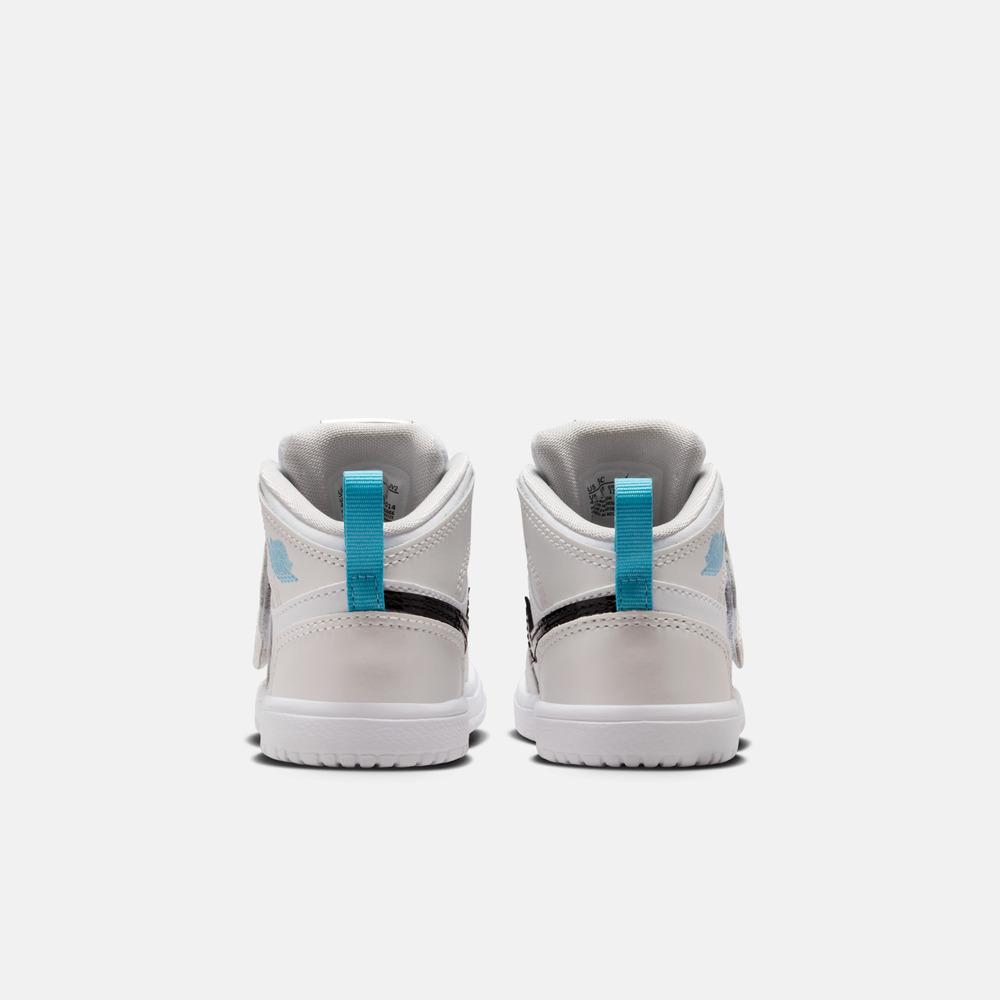 Air Jordan Sky Jordan 1 TD Photo Dust Blue Chill Baby Sneakers Grey HV4766-014