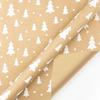 Large Size Vintage Christmas Gift Wrapping Paper Roll Christmas Tree Thickened Kraft Paper for Gift Wrapping, Christmas Party, Gift Boxes