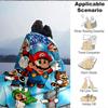 1pc Mario Bros Soft & Warm Flannel Blanket, Multi-Purpose Throw Blanket for Couch, Sofa, Office, Bed, Camping, Travel 141