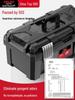 Delixi Multifunctional Hardware Storage Box: Household, Industrial, Electrician-Grade Toolbox for Car-Mounted Use.