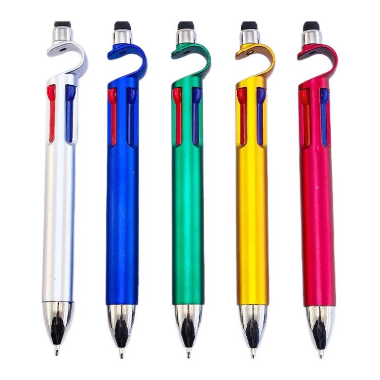Stilo Touch Multicolore & Penna a Sfera 4-in-1 con Incisione Laser - Perfetto per Riunioni & Regali Promozionali