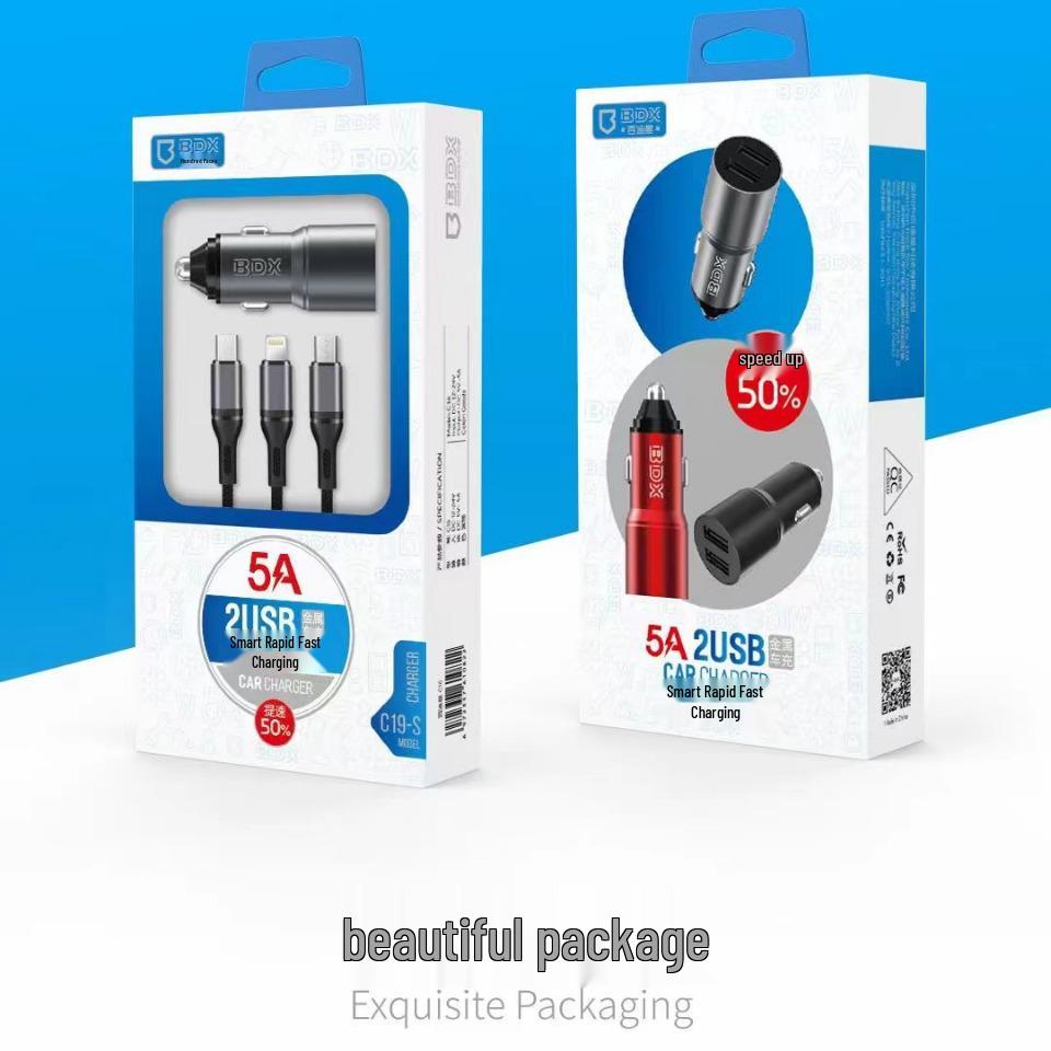 Baidixing S11 Fast Charging Data Cable for Android Type-C & Apple Devices