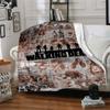 Walking Dead Print Flannel Blanket High Quality Warm Comfortable Cover for All Seasons Perfect for Gifts Home Decor