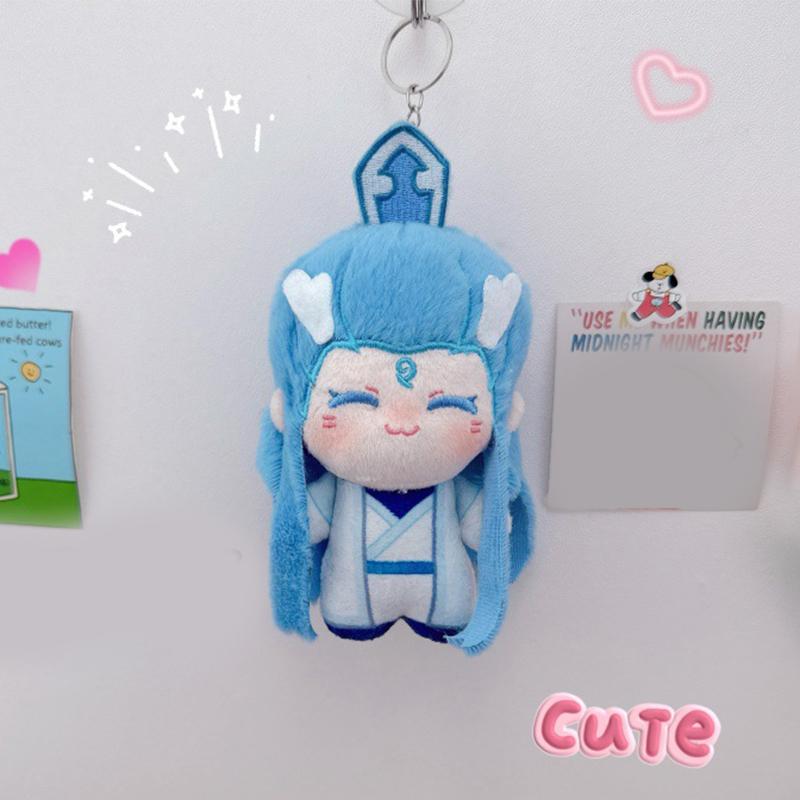 

Плюшевая кукла Nezha 2 Nezha Aobing хлопковая кукла креативный брелок кулон украшение на рюкзак детские милые подарочные игрушки периферийное устройство Anima as the picture