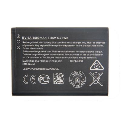 Original BV-6A Battery for Nokia Banana 2060 3060 5250 8110 C5-03 1500mAh