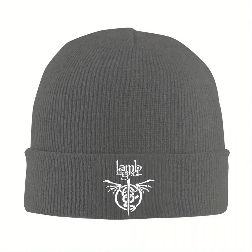 Lamb Of God Bonnet Hats rock Beanie Hats Design Knitted Hat Autumn Winter Funny Unisex Adult Kpop Head Wrap Cap