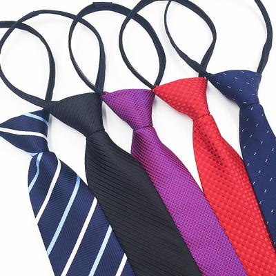Herren Krawatte 8Cm Fauler Reißverschluss Ohne Knoten 7Cm High-End Sinn, Leicht Zu Ziehen Damen Businesskleid Hochzeit