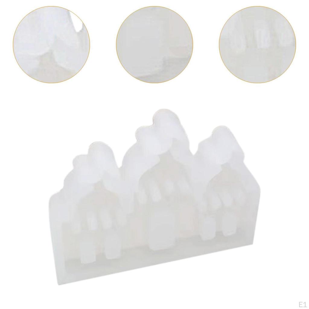 Silikon-Ramadan-Hausformen, DIY-Kreativgeschenk-Dekorationswerkzeug, leicht, professionell, tragbar