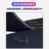 Eilsensshop Compatible with New Land Cruiser Custom Parts and Rear Seat Kick Seat Back Interior Kick Leather with Embroidered Logo 250/300 Series,