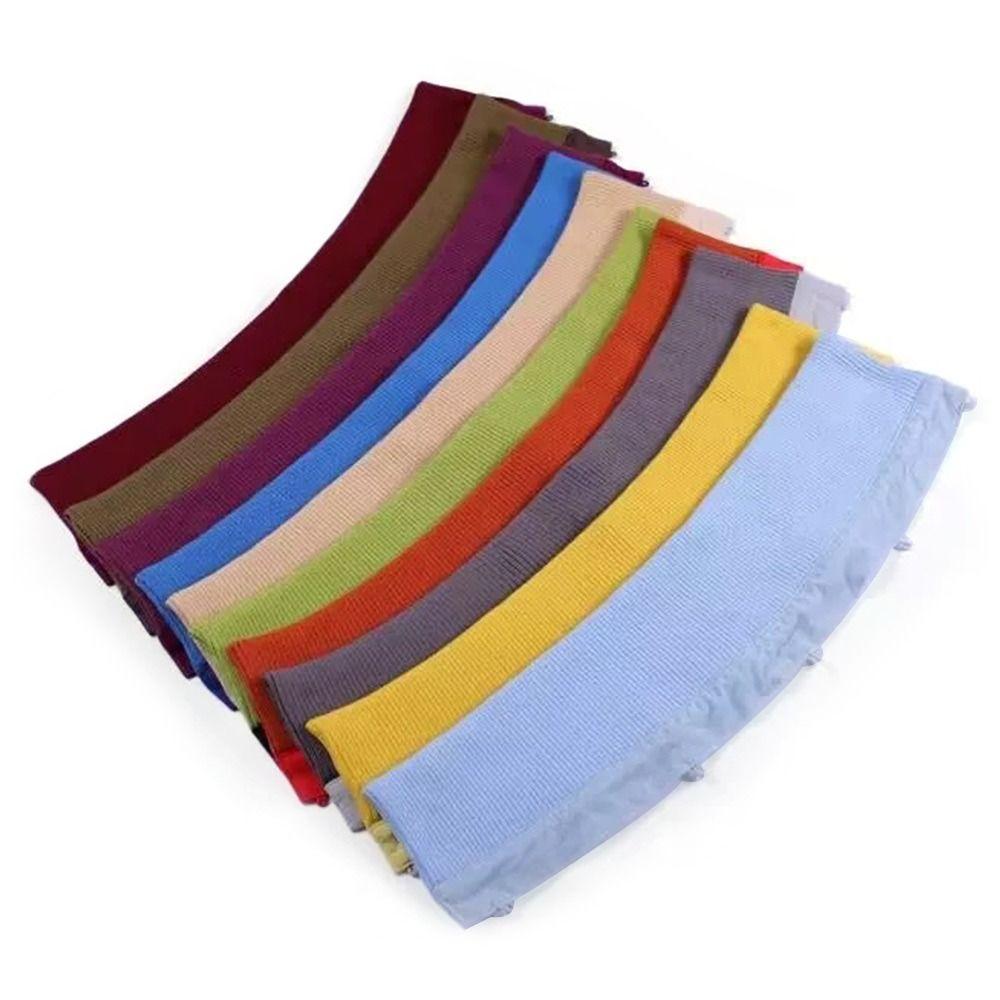 Detachable Detachable False Collar Washable Rib False Collar Down Jacket Fake Collar  Unisex