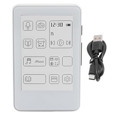 MP3 přehrávač 2,7palcový inkoustový displej HiFi zvuk Nabíjení Type-C Elektronická kniha Bluetooth 5.0 MP3 hudba