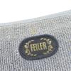 Used FEILER Pouch Pile Gray Multicolor Floral