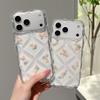 Epoxy Starry Rhombus Phone Case for iPhone 11/12/13/14/15/16/17/Pro/Pro Max