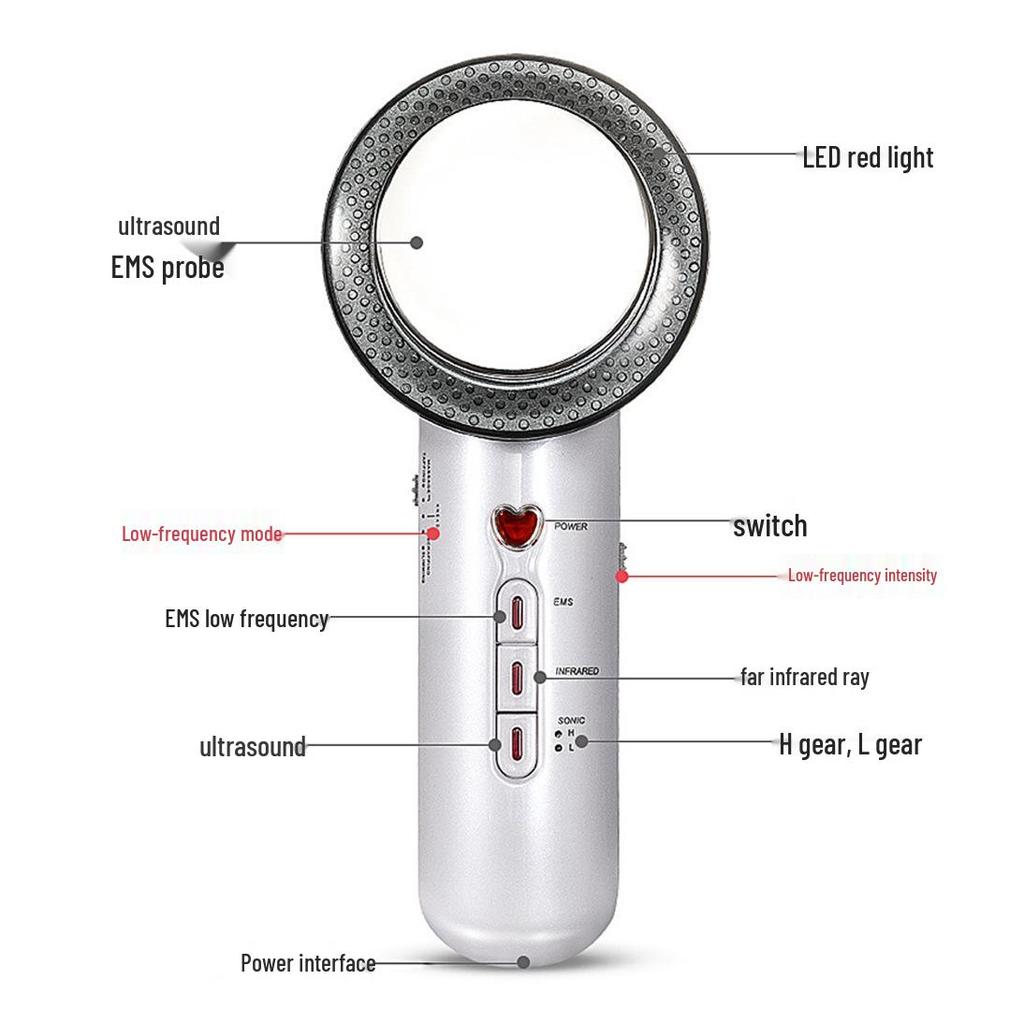 Cross-border Slimming & Shaping Facial Beauty Device with Microcurrent & Ultrasound Lipolysis