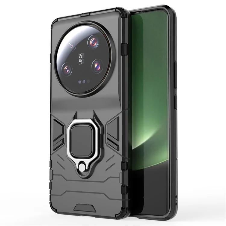 

For Xiaomi 13 Ultra Kickstand Anti-drop Phone Case Soft TPU Hard PC Phone Cover