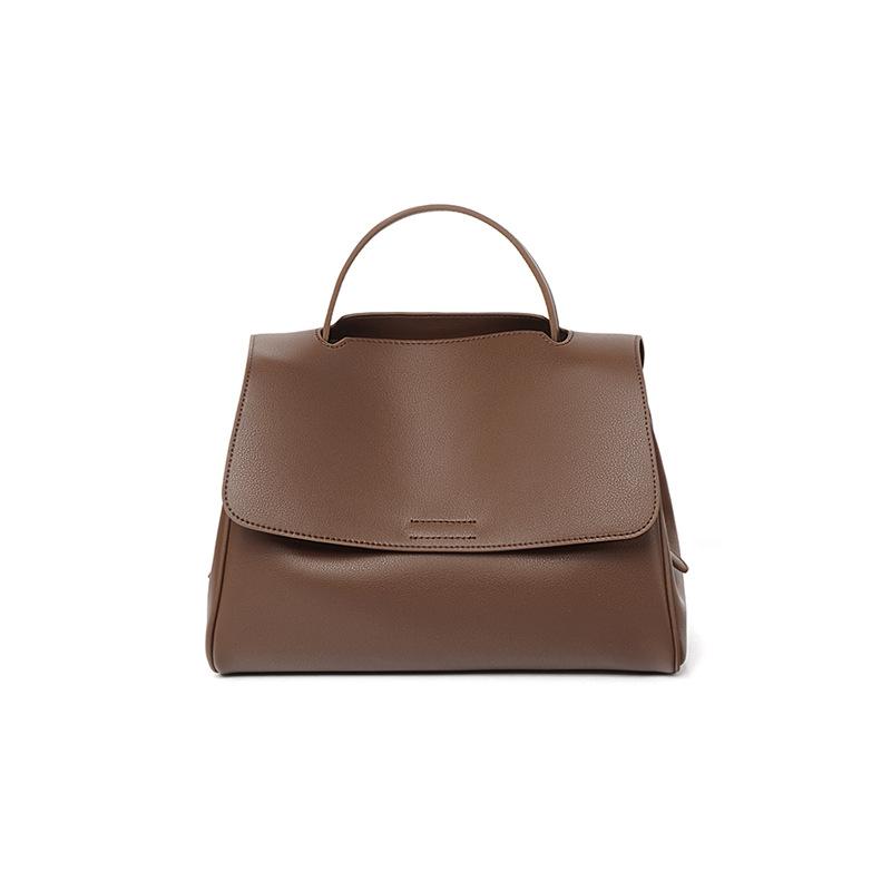 Soft leather bag women's 2025 new fashion shoulder messenger bag large capacity versatile tote underarm bag genuine leather women's bag