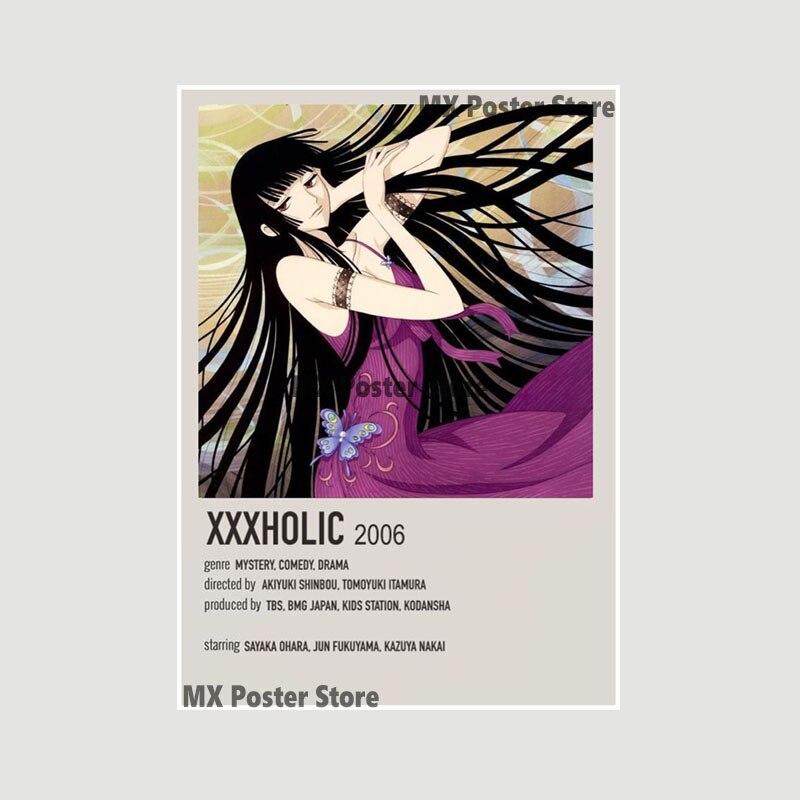 Demon Slayer White Paper Poster Classic Japan Anime Series Art Cartoon Painting Sticker for Home Bar Art Wall Decorative Mural