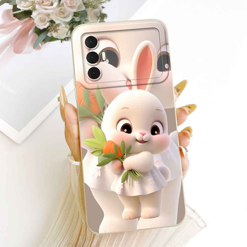 For Tecno Spark 8 Pro KG8 Case Fashion Cartoon Animals Silicone Back Cover For Tecno Spark 8Pro 8 PRO 6.8" Phone Cases Coque