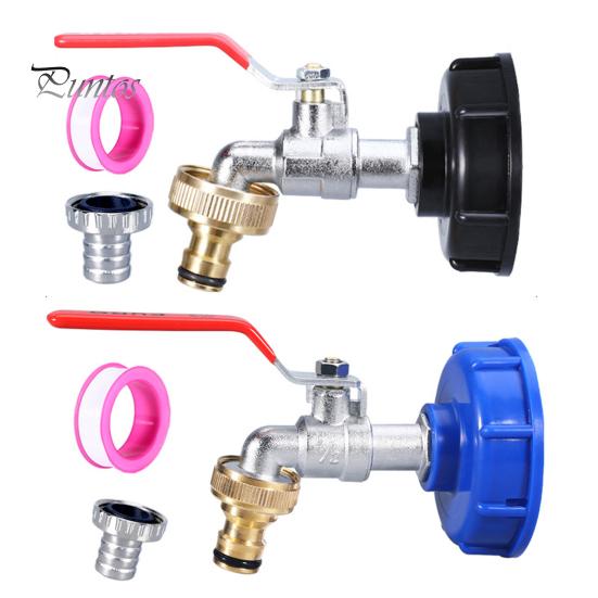 IBC Tote Tank Adapter Rustproof Corrosion Resistant Easy To Install Garden Hose Connector Replacement Valve Fitting