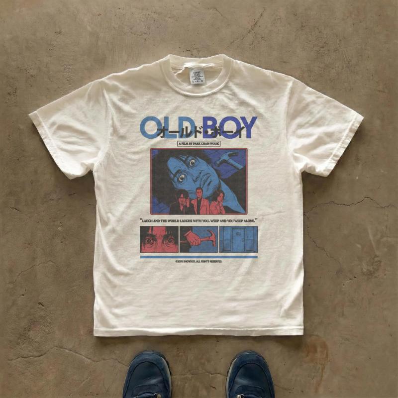 Oldboy Movie Poster Tee Comfort Colors Film Shirt Korean Cinema