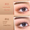 Double-Ended Gel Eyeliner Pen with Blade Brush, Smudge-Proof, Waterproof, Long-Lasting, for Beginners, Ultra-Fine Eyeliner Pen