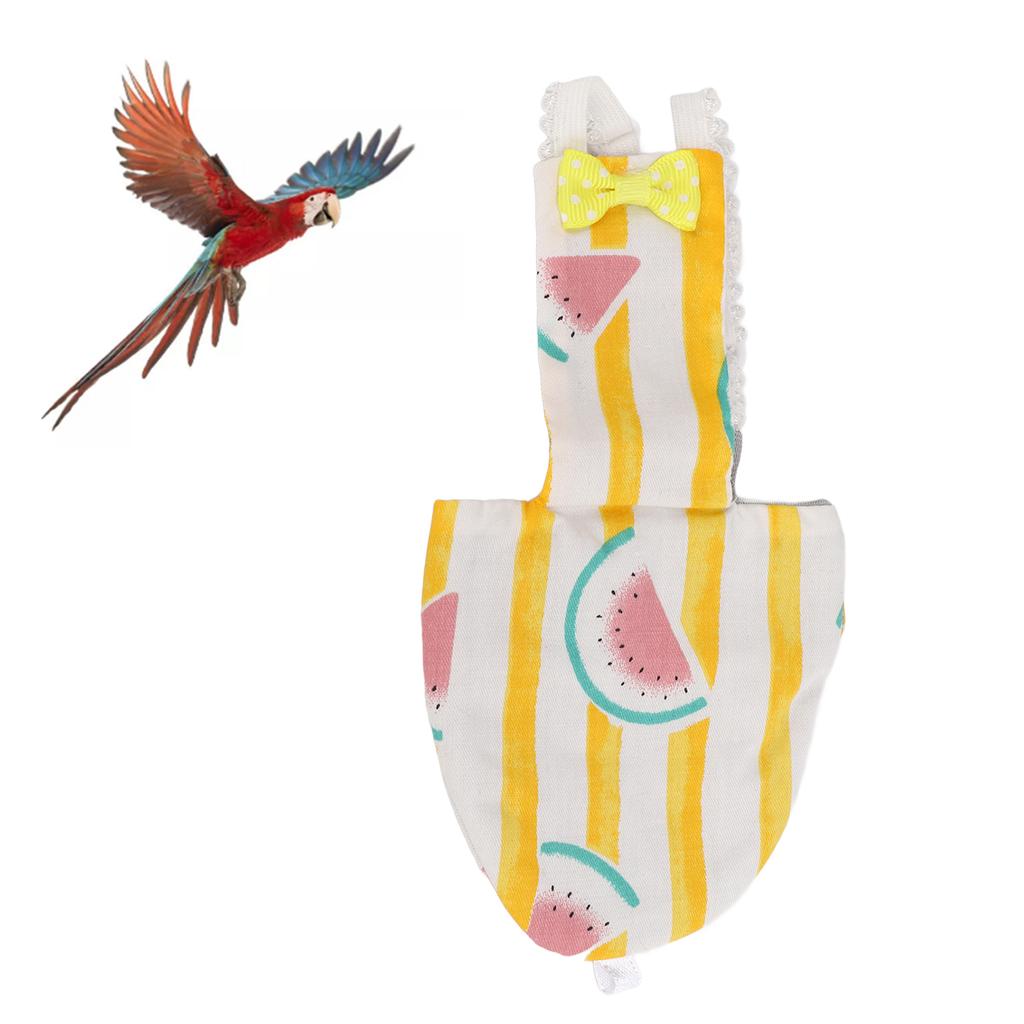 Pet Bird Diapers Washable Reusable Birds Suit Diapers for Pet Birds Parakeet Cockatiel African NaMacaw