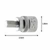 TONE Short Hexagon Socket 2H-05S Drive Angle 6.35mm (1/4") Width Across Flats 5mm