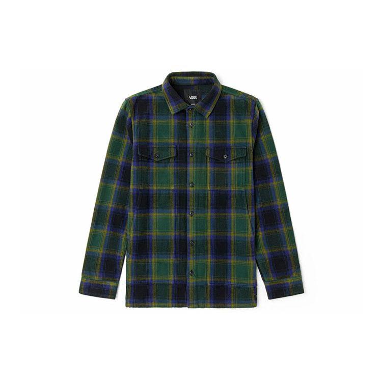 Vans Shirts Men's Green Pointed Collar Moderate Other VN0A5KLYZ17