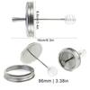 Honey Stirrers Lid Canning Lid And Hoop Lid With Honeycomb Cover Band Detachable Stainless Steel Lid For Regular Mouth Mason