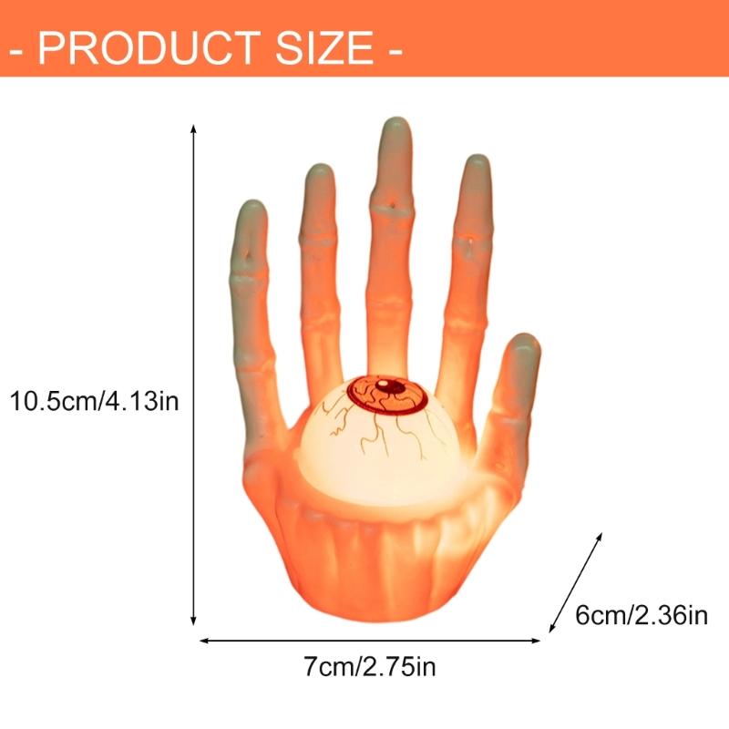 Portable Specters Hand LED Lantern Indoor Outdoor Festival Decors For Halloween Christmas Event