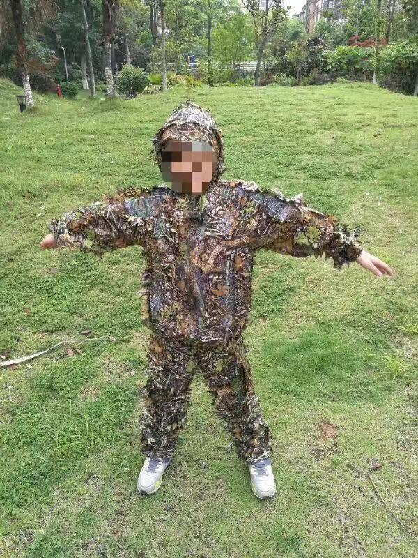Geely 3D Leaf Camouflage Suit for Birdwatching and Outdoor Performance One Size