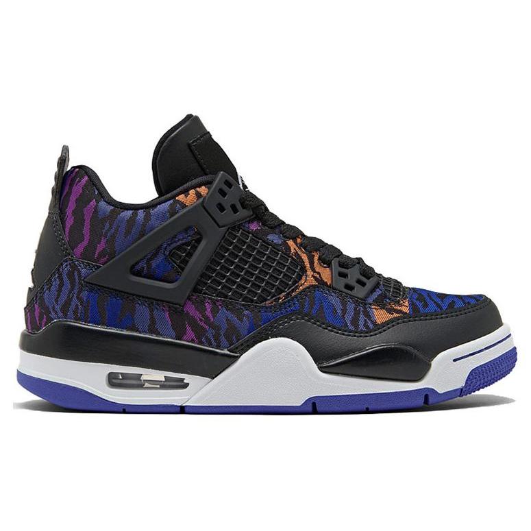 New Jordan 4 Retro Black Rush Violet GS BQ9043-005