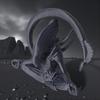 3D Printed Gray Meditation Alien Doll Pendant