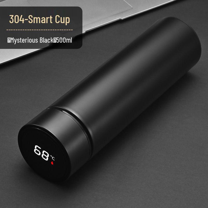 Herren Smarte Anzeige Isolierte Edelstahl-Teekanne mit Sieb