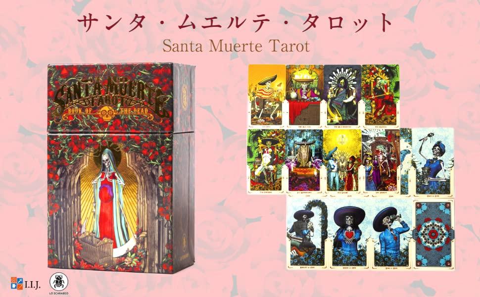 Santa Muerte Tarot 78 Tarot with Japanese Authentic I.I.J Cards, Cards, Reading, Instructions,